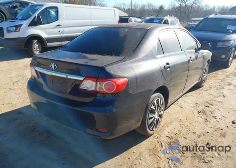 2013 Toyota Corolla Le из США, поврежденный, VIN 2T1BU4EE1DC987244